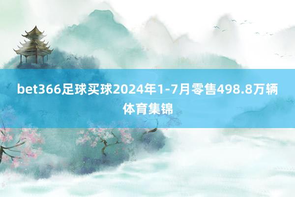 bet366足球买球2024年1-7月零售498.8万辆体育集锦